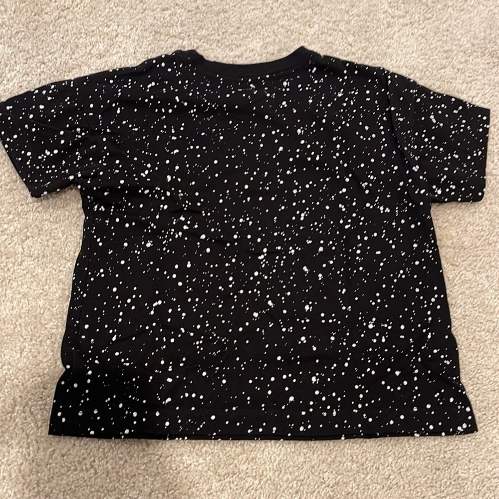 Space Jam Black Kids Tee Shirt, fits like size 5 - Picture 2 of 3